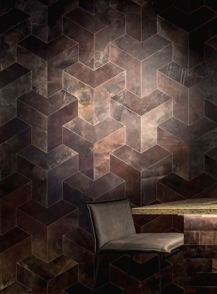 ferroni leather tiles